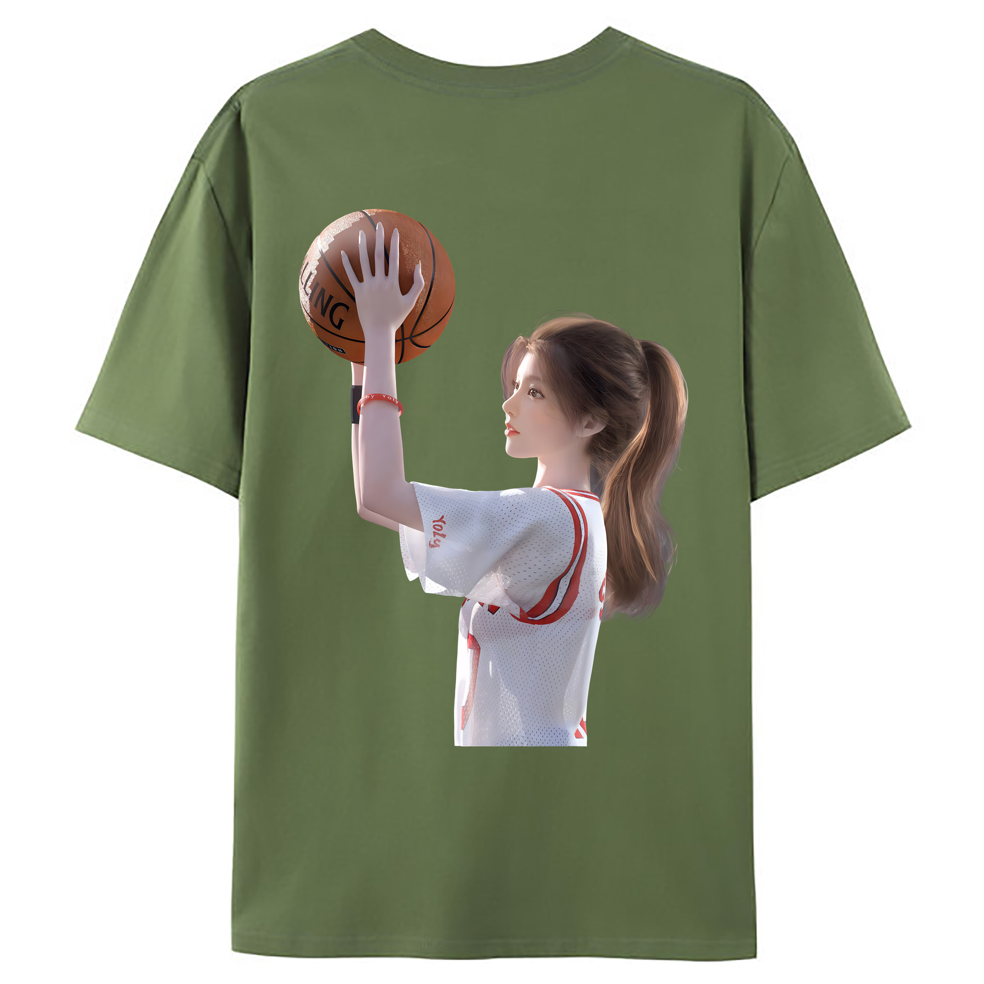 （画像用） SLAM DUNK／スラムダンク 綿100％ メンズ半袖Tシャツ（バックプリント） 通気性